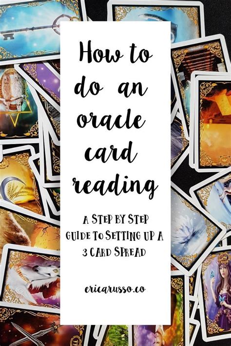 Oracle cards are powerful intuition enhancing tools. A step by step guide on how to conduct a oracle card ...