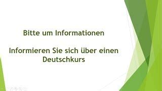 Jeder formelle brief beginnt mit deiner adresse. B2 Brief Schreiben Beispiel Bitte Um Informationen