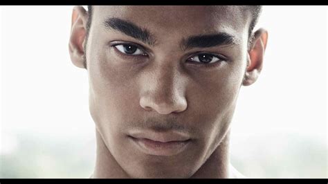 Curls look perfect on black hair, but blond wavy hair is also interesting. TOP BLACK MODELS 2014 - MALE - YouTube