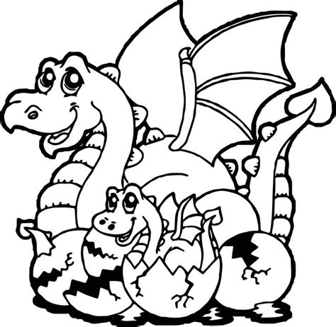 497x504 coloring pages simple dragon drawings easy coloring pages simple. cool Baby Dragon Cartoon Coloring Page | Cartoon coloring ...