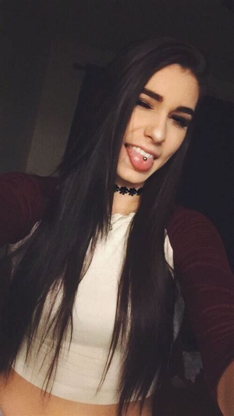She hadn't been living there very long, but she knew the city very well. My tongue piercing! And my long hair! I love it. Don't ...