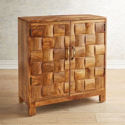 A small elegant cabinet, sometimes half round in shape, often with a marble top, intended for use in entrance halls and more particularly drawing rooms, where they stood. Wood Block Cabinet | Small sideboard cabinet, Modern home ...