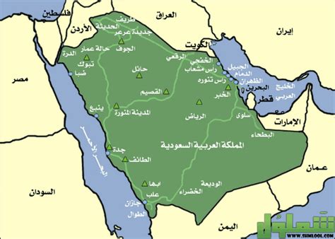 خريطة المملكة العربية السعودية للاطفال. خريطة المملكة العربية السعودية كاملة 2021 - موقع شملول