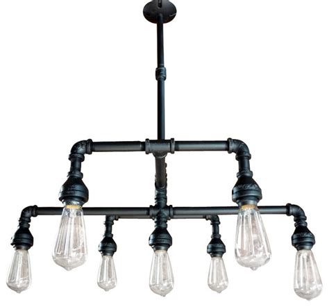 Eradicating troublesome infestation is our utmost specialty. Seven Light Iron Chandelier, Matte Black - Industrial ...