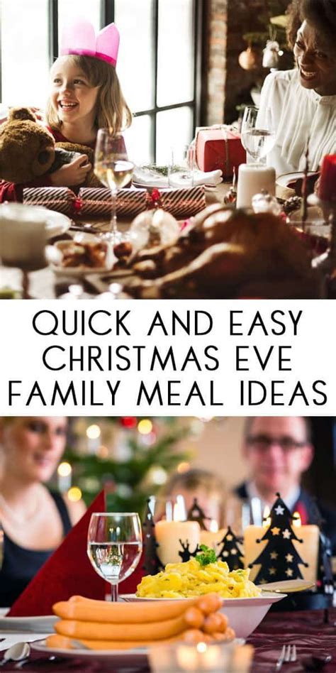 Fill your table with delicious meals. Family Christmas Eve Meal Ideas | Christmas eve meal ...