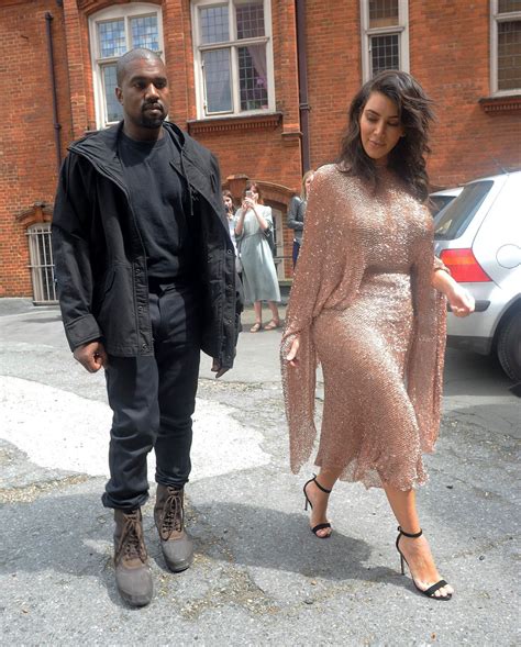 The yeezy designer made headlines for several controversial remarks at the time, including suggesting that he and kardashian almost aborted their. KIM KARDASHIAN and KANYE WEST Leaves a Hotel in London 05 ...