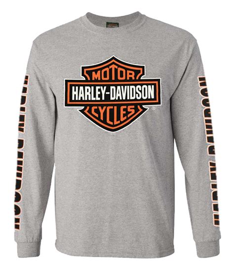 Download Harley-Davidson Men's Bar & Shield Long Sleeve Crew-Neck ...