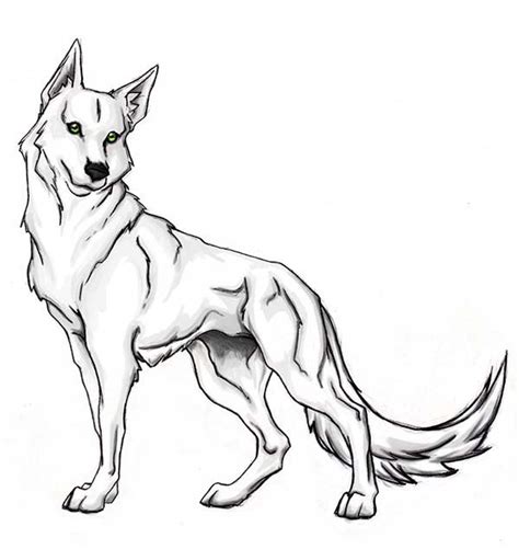 Printable wolf coloring page to print and color wolf coloring page with few details for kids Brave Wolf Coloring Page - Download & Print Online ...