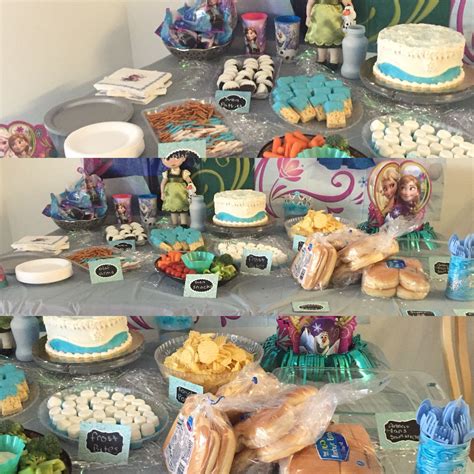 Maybe you would like to learn more about one of these? Frozen birthday food table set up (With images) | Frozen ...
