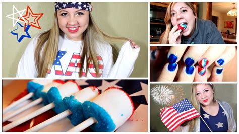 You have to look super cute yet also be able to play all those backyard barbecue games. 4th of July DIY Snacks, Outfit Ideas, and Nails! - YouTube