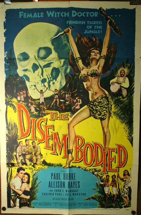 Two of a kind 1951, film noir , crime, killer, drama, thrillers, suspense, full movie, pythonfilms. DISEMBODIED, 1950's Horror Movie Poster | Horror movie ...