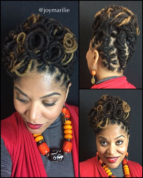 Soft dreadlocks comprise the most adored hair styling in the country. Loc Styles In 2019 Dreadlock Hairstyles Dreadlock Styles ...