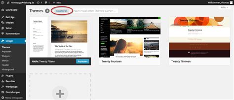 Homepage erstellen mit WordPress: Anleitung für Beginner