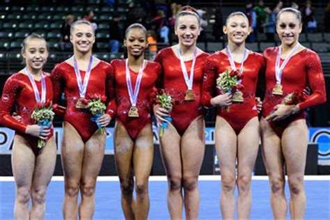 This picture makes me so happy! USA Gymnastics | USA, Wieber, Ohashi claim 2012 Kellogg's ...