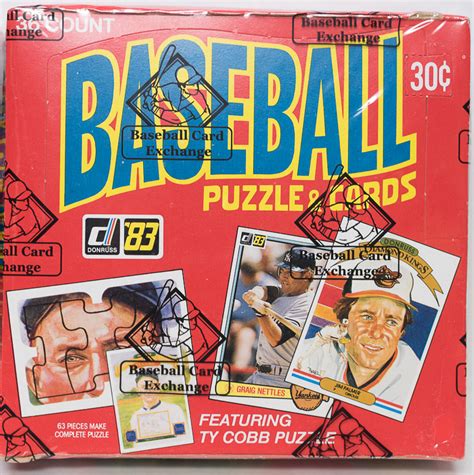 The baseball card exchange, inc. Lot Detail - Lot of (3) 1983 Donruss Unopened Baseball Wax ...
