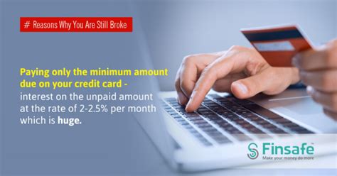 Check spelling or type a new query. Paying Only The Minimum Amount Due On Your Credit Card - Finsafe