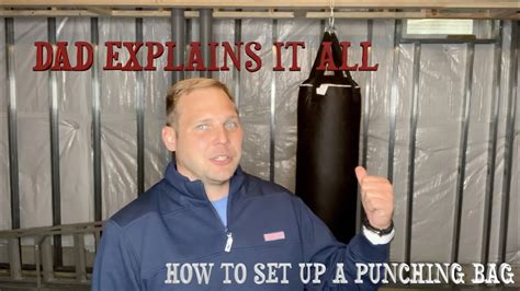 Everything with settle as you hit the bag. How to Hang a Punching Bag AKA The Heavy Bag! - YouTube