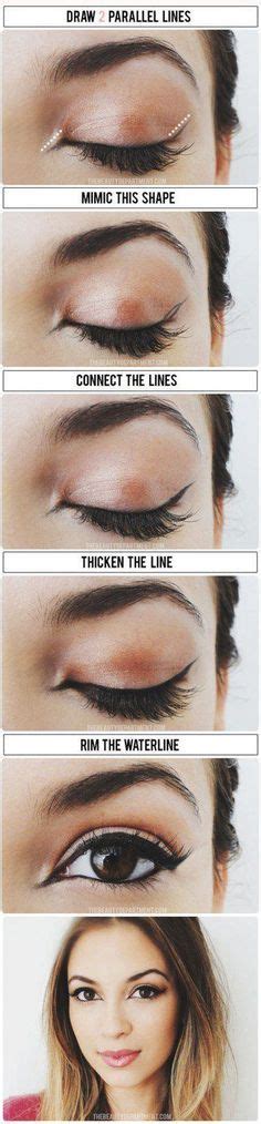 Round eyes are usually big and large and women take time to apply liner on them. How to Apply Eyeliner For Beginners - Step by Step Instructions | Cat eye makeup tutorial, Eye ...