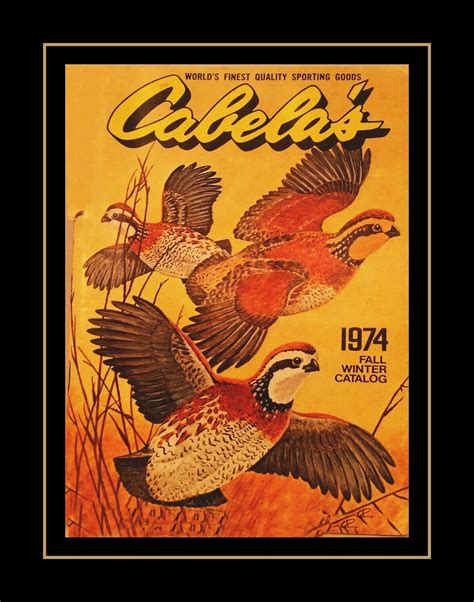 We also have a large collection of beautiful. Vintage 1970s Cabela's Catalog Cover Wall Art, Gift for ...