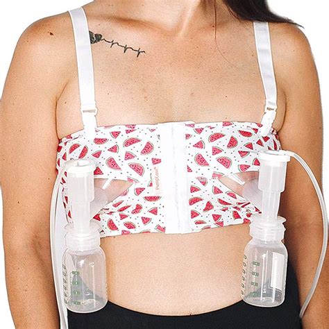 A pumping bra, which holds pump parts in place, leaving your hands free for other tasks, can make it easier and. PumpEase Hands-Free Pumping Bra Melons For Your Melons ...