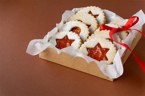 The christmas season is almost upon us. Traditional Austrian Christmas Linzer Cookies With Jam And ...