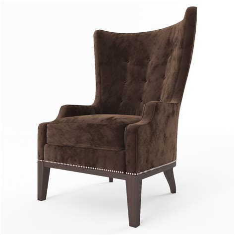 Visually search the best wing chair you'll love in 2021 and ideas. Elliott Wing Chair M - 3D Model for VRay