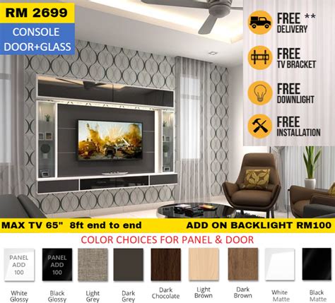 Nora kabinet tv 2 laci 1 rak terbuka. FREE INSTALL & BRACKET TV Kabinet Tv Gantung Harga ...