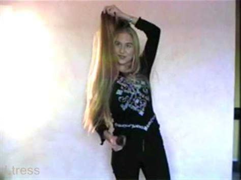 Arthfael's long hair (ef) knymods: Held High! .. long blonde hair - YouTube