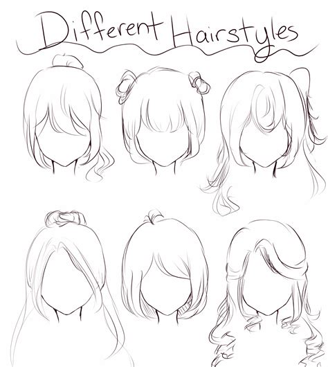 Hairstyles easy step by step. Pin by Dawn Pencek on Drawings in 2020 | Anime drawings ...