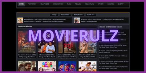 This is the most popular illegal website that is used for downloading telugu latest movies. Movierulz 2021 - Download Hollywood, Bollywood, Telugu ...