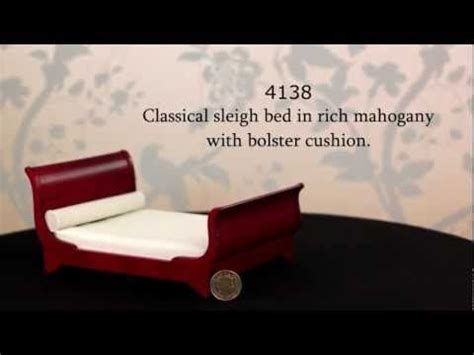 Wide range of sleigh beds and other bedroom furniture at the best price! 1/12 Mahogany Sleigh Bed the Dolls House Emporium | Sleigh ...