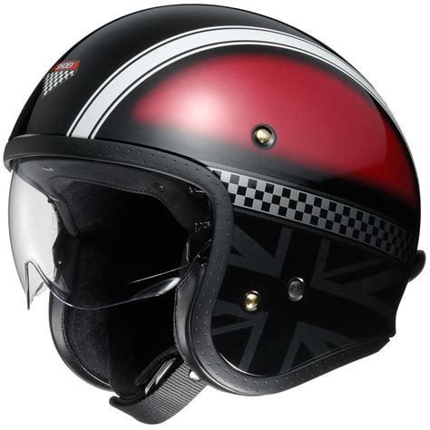Shoei's latest open faced helmet is the shoei jo. Shoei J.O Hawker Open Face Motorcycle Helmet & Visor ...