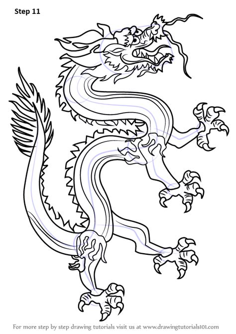 How do i add scales to a drawn chinese dragon? Learn How to Draw a Chinese Dragon (Dragons) Step by Step ...
