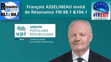 François asselineau provoque un gros malaise sur france inter ! François ASSELINEAU, invité de la radio Résonance FM 88.1 ...