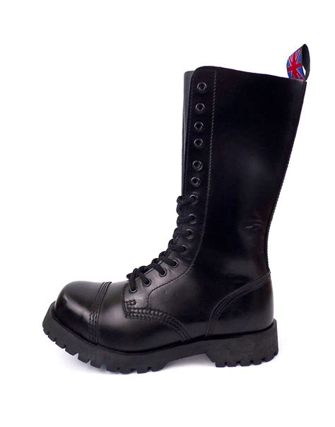 About 12% of these are men's boots, 8% are safety shoes. Rangers Boots 14 Eyelets Steel Toe Black Lace Up Leather ...