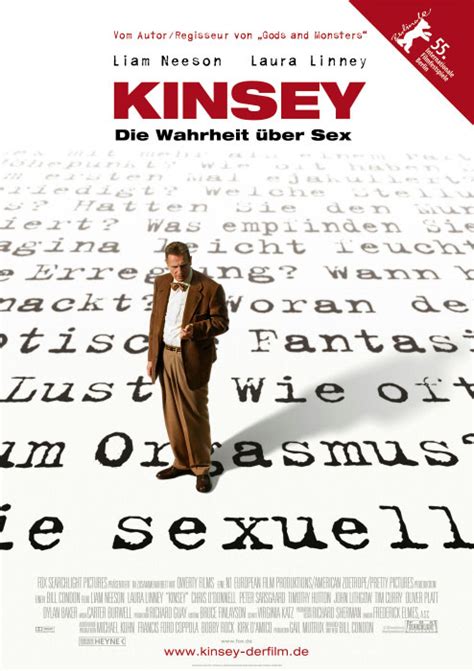 Liam neeson, laura linney, chris o'donnell and others. Filmplakat: Kinsey (2004) - Filmposter-Archiv