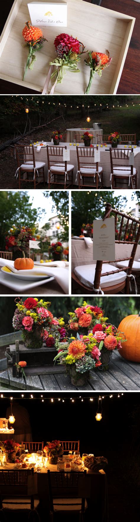 Those options can be great, but sometimes a tasteful dinner party can be even more fun and celebratory. dinner al fresco | Fall dinner party, Rustic party decor, Fancy dinner party