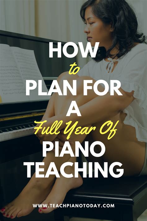 Have you ever wanted to learn a martial art, or to play the guitar, or how to program a computer? How To Plan For a Year's Worth of Piano Lessons (Part 1 ...