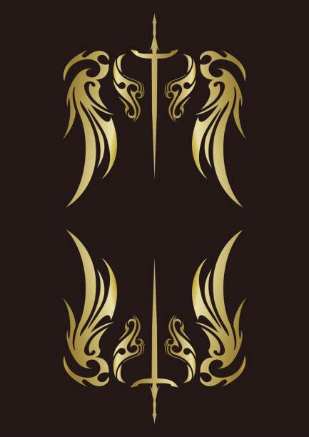 30 angel tattoos designs pretty designs. Clip Art Of A Angel And Devil Wings Tattoo Illustrations ...