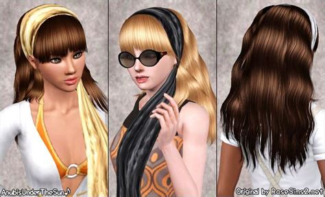Cloths, hair, objects, lots, accessories, makeup, shoes, skins, poses, eyes, mods, sets and more. My Sims 3 Blog: Most Viewed - Rose Donate Hair 0073 ...