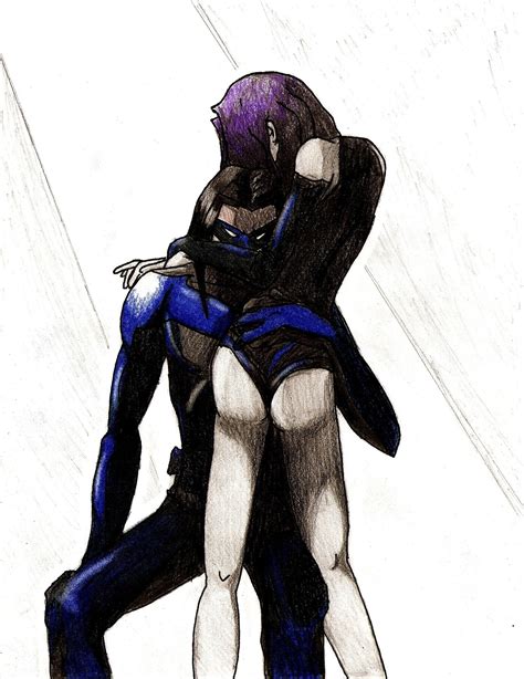 With starfire and robin, it was basically she's hot, he fell in love, period. with raven, there was a lot more build up between them. Rob/Rae - Raven and Robin Photo (29974692) - Fanpop