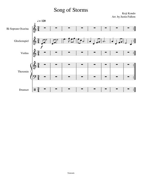 See more ideas about trombone music, trombone, music. Song of Storms Sheet music for Other Woodwinds, Percussion, Strings | Download free in PDF or ...