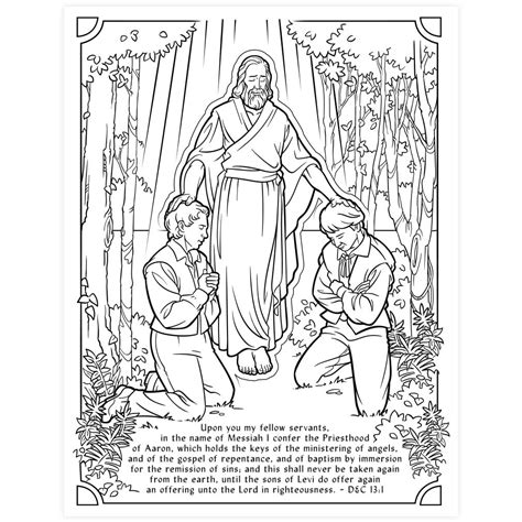 Fourth of july coloring pages in four different designs! Restoration of the Priesthood Coloring Page - Printable ...