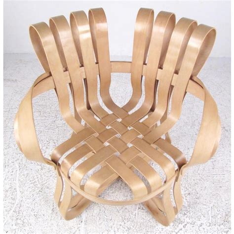 Frank gehry was one of the first designers to produce cardboard furniture, having created the wiggle side chair in 1972. Frank Gehry for Knoll "Cross Check" Chairs - Set of 4 ...