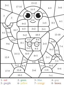 Zimowe kolorowanki dla dzieci to doskonała propozycja na spędzenie wolnego czasu, gdy za oknem nie ma śniegu. Matematyka - Kolorowanki