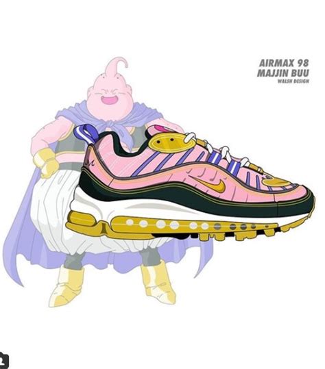 Nike made a major splash at the nba draft last month, signing a sacramento kings rookie de'aaron fox just recently revealed his gift from nike as well, a special pair of nike kobe a.d's that are inspired by his favorite cartoon, dragon ball z. Dragon Ball Z Nike Air Max 98 Majjin buu | Housakicks