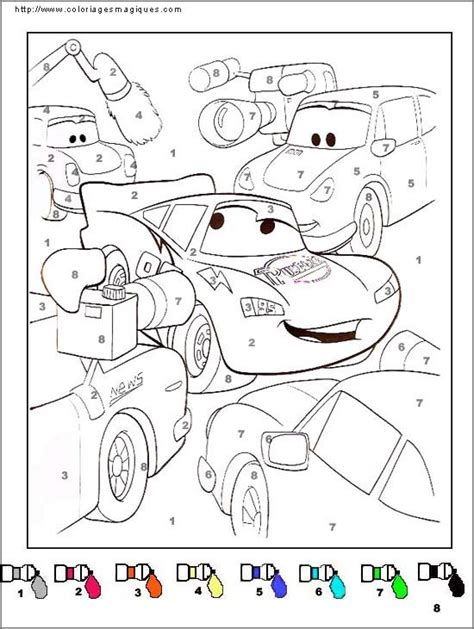 Coloriage magique voiture de course facile simple maternelle à imprimer et coloriage en ligne imprimer ma sélection coloriage mickey minnie11. Cars - Activité pour enfant - La Fée Biscotte # ...