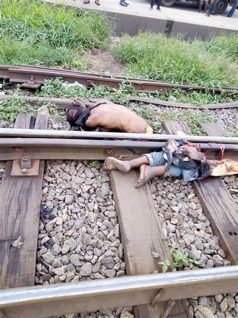 #train tracks #oncoming #dead body #train accident #night train #vintage illustration. Man Found Dead On Ikeja Railway, Body Cut Into Pieces ...