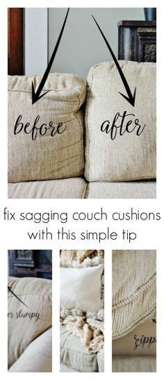 Springs can be reattached and held together with twine or wire. How to Fix Sagging Couch Cushions - Thistlewood Farm | Fix ...