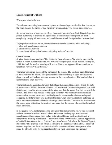 Landlord sent out normal renewal letter stating that lease will be up in 90 days and we have option to renew for additional 7,9, or 12 months and we need to respond by at least 30 days before our lease ends on our intentions. Letter To Landlord Not Renewing Lease For Your Needs ...